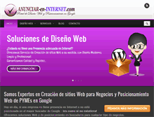 Tablet Screenshot of anunciar-en-internet.com